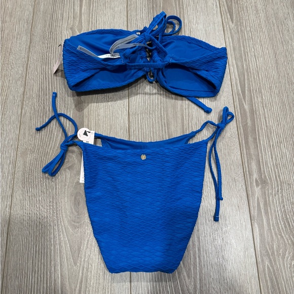 Victoria’s Secret Blue Textured Bikini Set - Picture 6 of 6